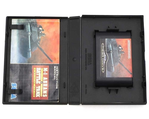 M-1 Abrams Battle Tank - Komplet I Æske - Sega Mega Drive Spil (B Grade) (Genbrug)